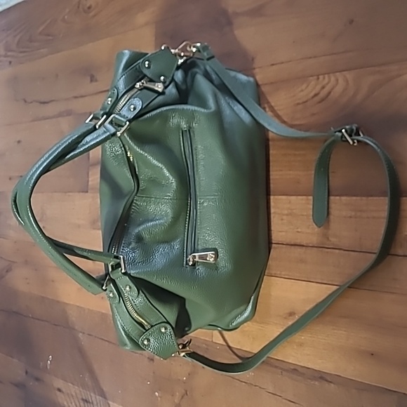 Ora Delphine Leather Satchel Crossbody - Picture 2 of 10